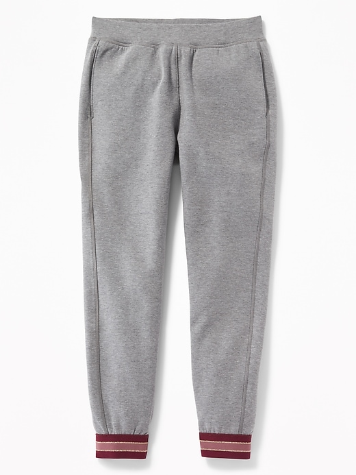 View large product image 1 of 3. Metallic-Cuff Track Pants for Girls