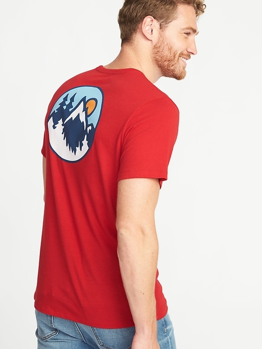 Graphic Crew Neck Tee For Men Old Navy   Cn15497032 