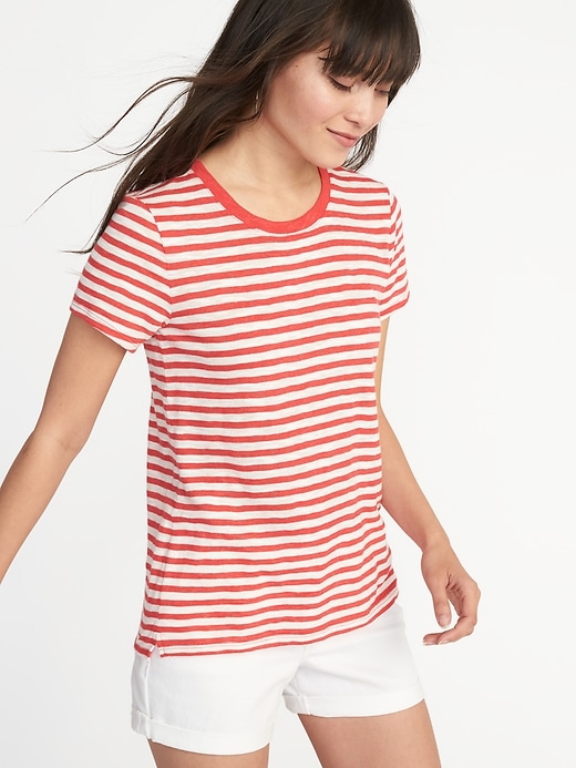 View large product image 1 of 1. Tuck-In Slim-Fit Tee for Women