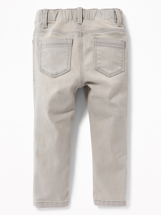 View large product image 2 of 2. Skinny Ballerina Gray Jeans for Toddler Girls