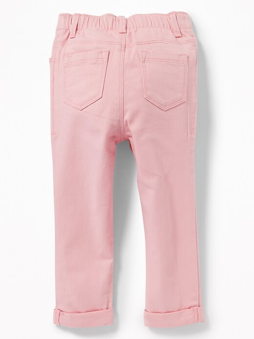View large product image 2 of 2. Pink Boyfriend Jeans for Toddler Girls