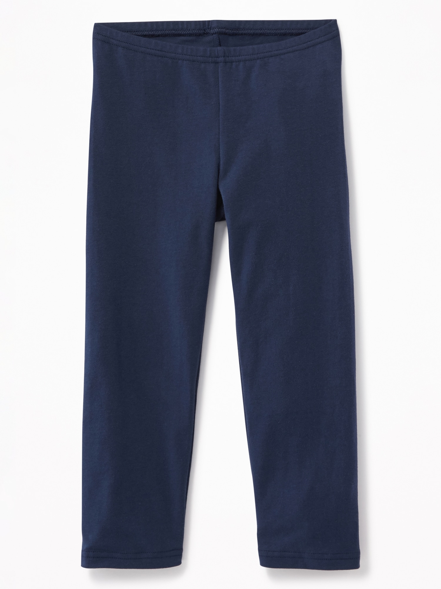 Old Navy Short Crop Jersey Leggings for Girls blue. 1