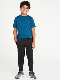 View large product image 3 of 3. Go-Dry Quilted-Panel Joggers For Boys