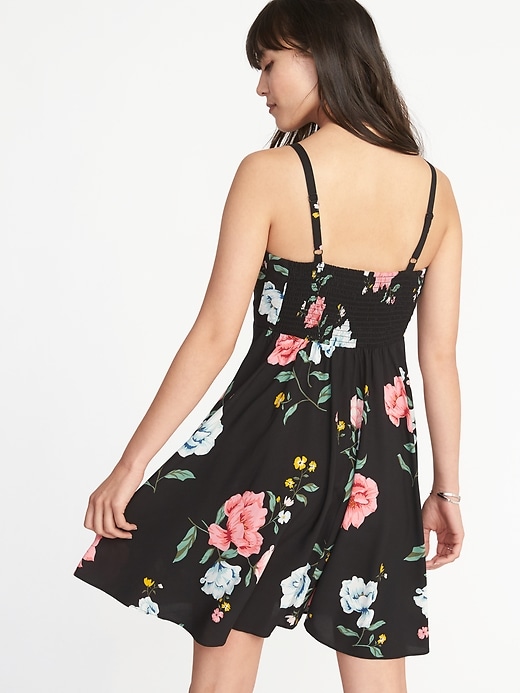 Image number 2 showing, Floral Fit & Flare Cami Dress for Women