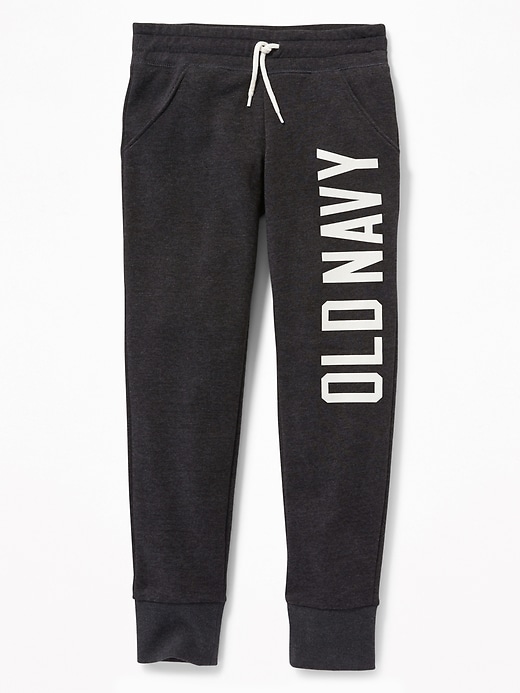 View large product image 1 of 2. Relaxed Logo-Graphic Joggers for Girls