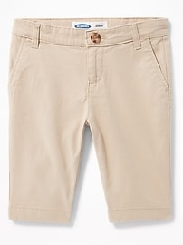 View large product image 3 of 3. Skinny Uniform Bermudas For Girls
