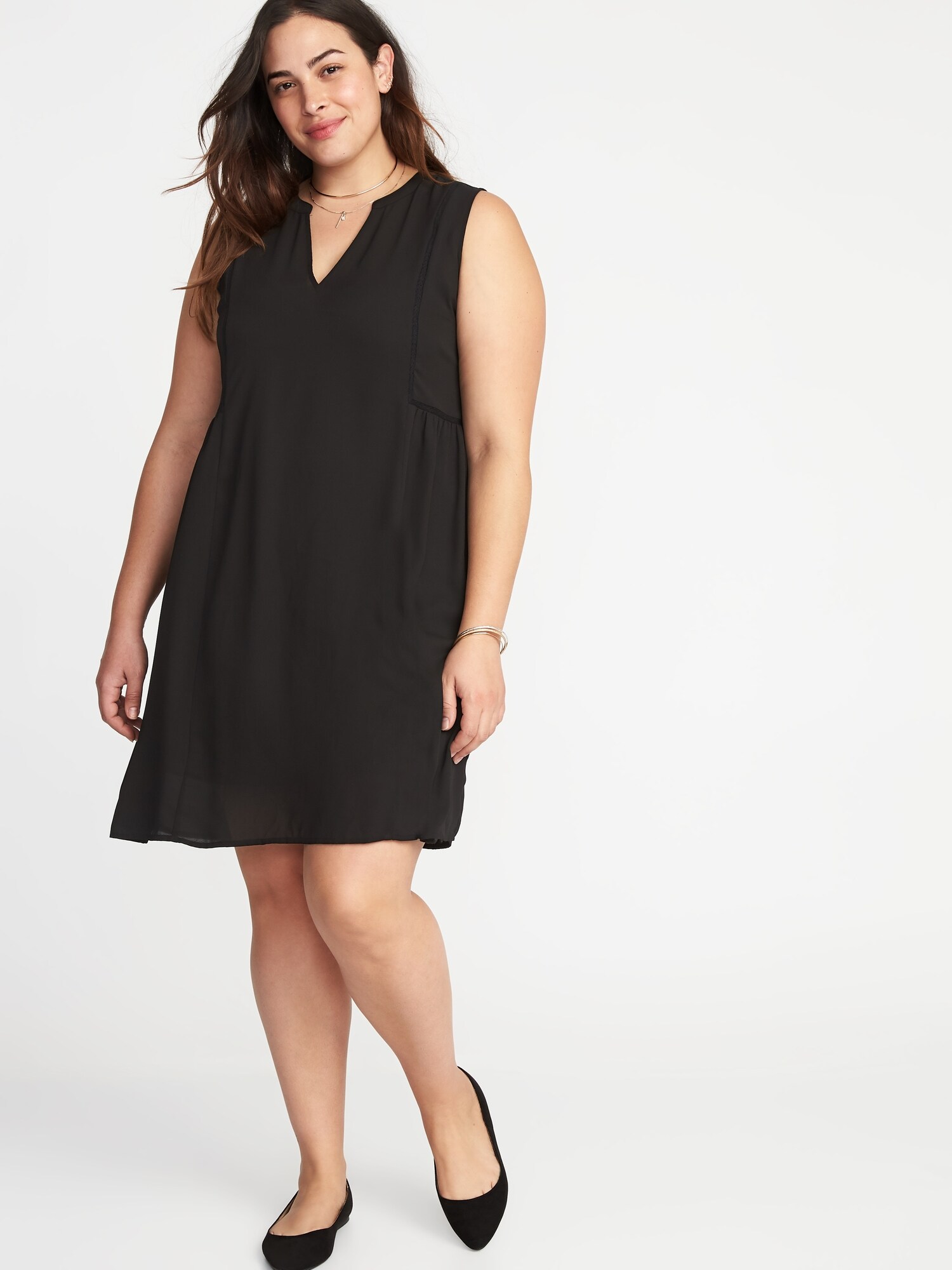 Old navy georgette swing sales dress