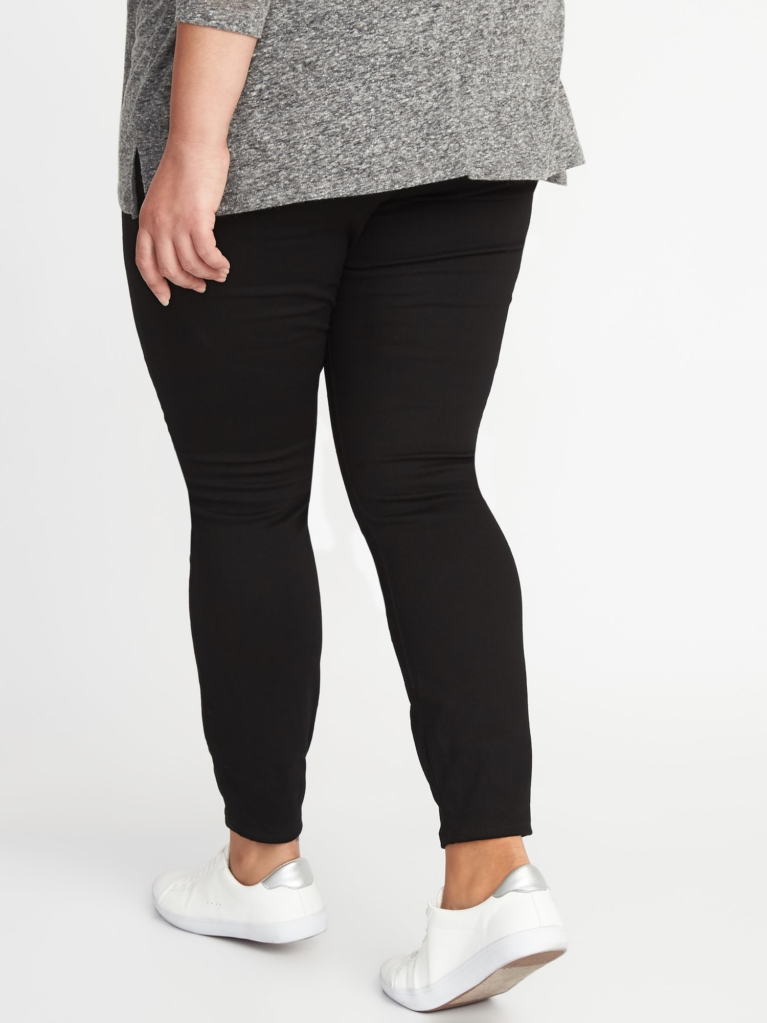 plus size navy jeggings