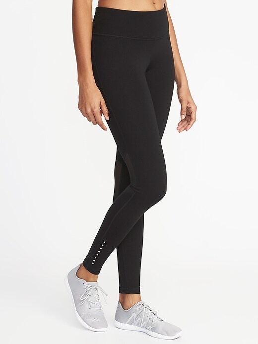 View large product image 1 of 3. Mid-Rise Elevate Lightweight Compression Run Leggings for Women