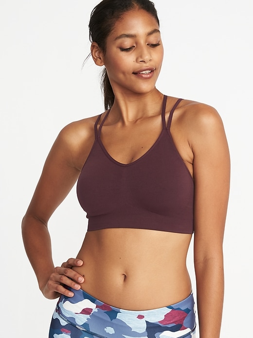 Image number 1 showing, Seamless Light Support Sports Bra for Women
