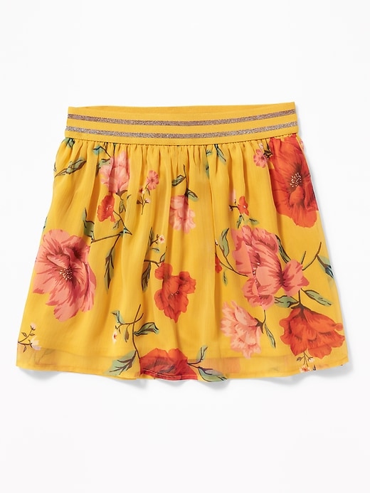 View large product image 1 of 1. Printed Chiffon Skirt for Girls