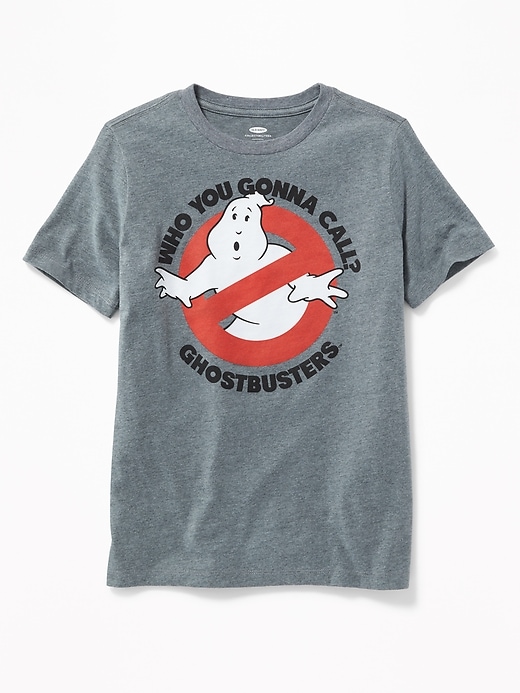 View large product image 1 of 2. Ghostbusters&#153 "Who You Gonna Call?" Tee for Boys