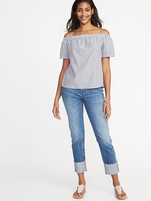 Image number 3 showing, Off-the-Shoulder Tiered-Ruffle Swing Top for Women