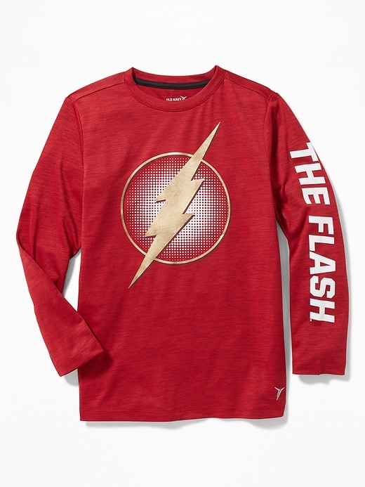 View large product image 1 of 3. DC Comics&#153 The Flash Go-Dry Performance Tee for Boys