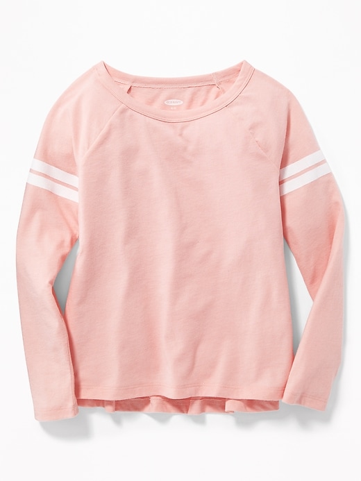 View large product image 1 of 1. Softest Graphic Raglan-Sleeve Tee for Girls