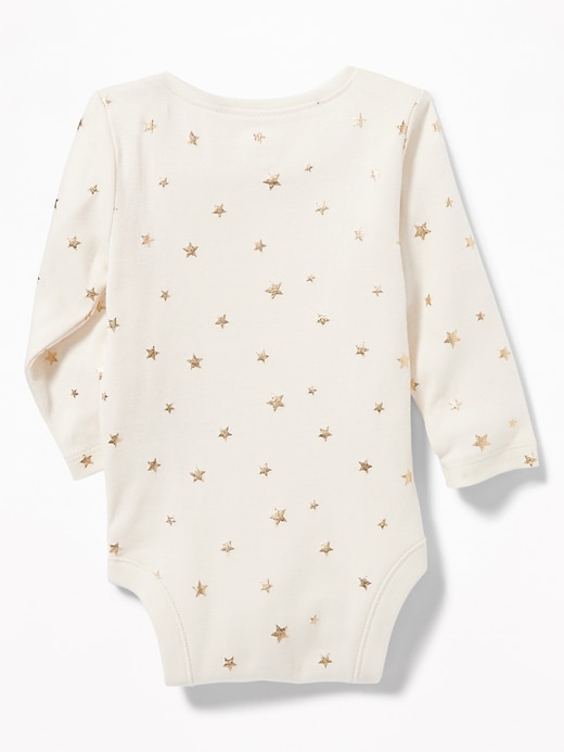View large product image 2 of 2. Printed Crew-Neck Bodysuit for Baby