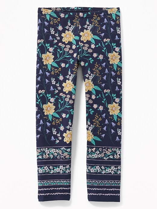 View large product image 1 of 2. Printed Cropped Leggings for Girls