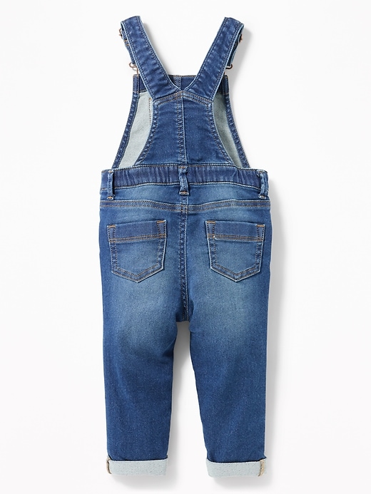 View large product image 2 of 3. 24/7 Denim Overalls for Toddler Girls