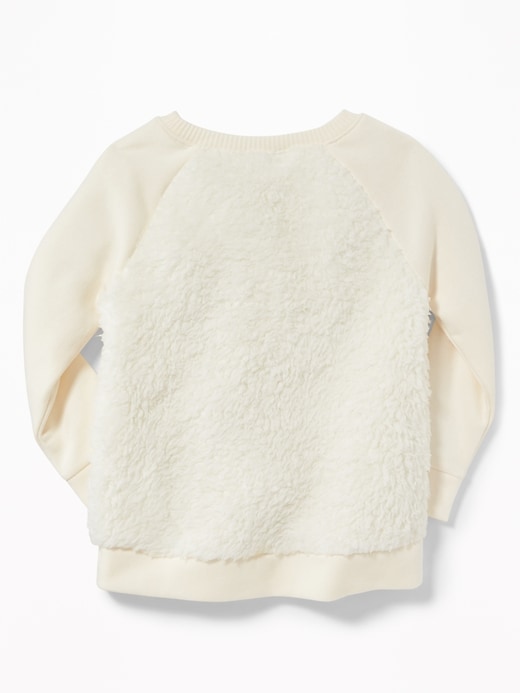 View large product image 2 of 4. Plush Critter Tunic Sweatshirt for Toddler Girls
