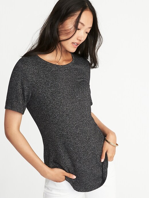 View large product image 1 of 1. Luxe Soft-Spun Tee for Women
