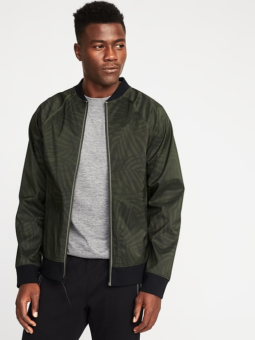 View large product image 1 of 1. Go-H20 Water-Resistant Bomber Jacket