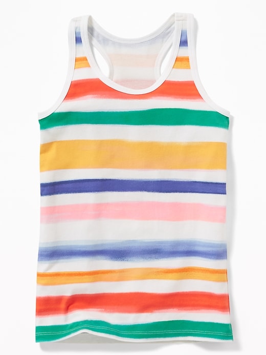 View large product image 1 of 3. Fitted Racerback Tank for Girls