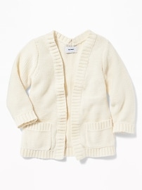 View large product image 4 of 4. Open-Front Sweater for Toddler Girls