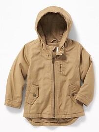 View large product image 4 of 4. Hooded Canvas Utility Jacket for Toddler Boys