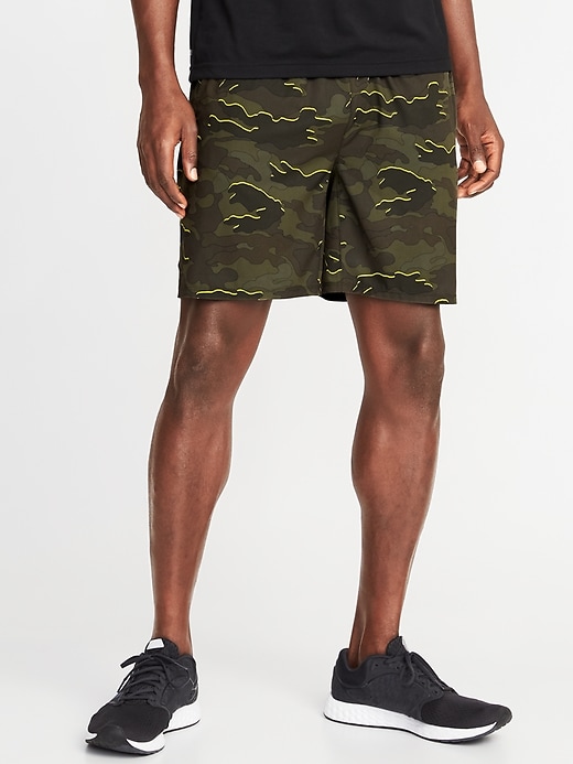 View large product image 1 of 2. Go-Dry 4-Way Stretch Run Shorts -- 7-inch inseam