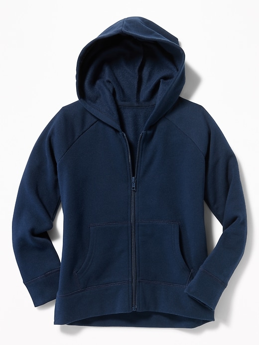 View large product image 1 of 2. Uniform Zip-Front Hoodie for Girls