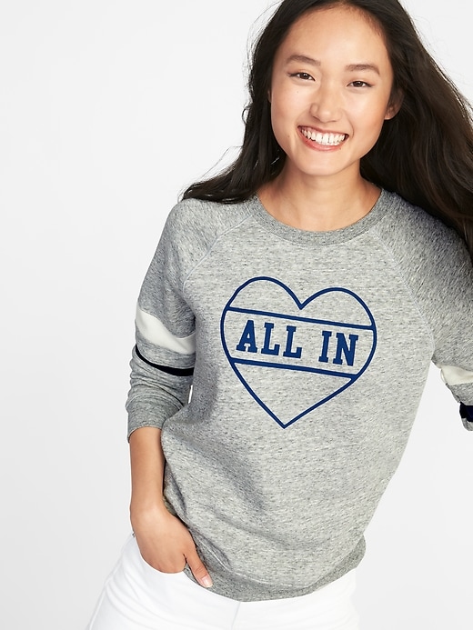 Old navy sales radiate positivity sweatshirt