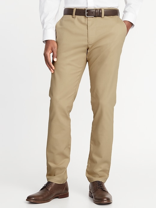 Old Navy Slim Built-In Flex Non-Iron Ultimate Chinos for Men. 1
