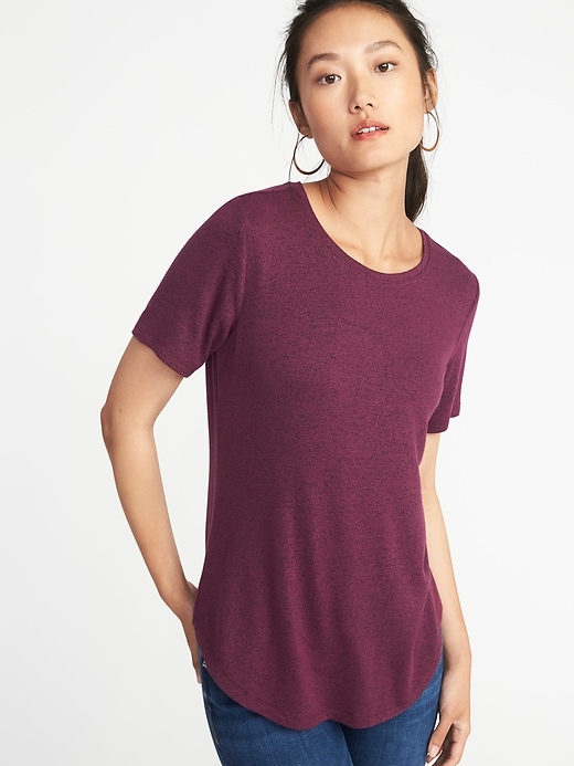 Luxe Soft-Spun Tee for Women | Old Navy