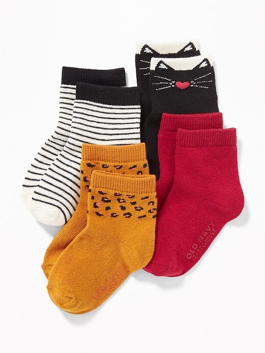 View large product image 1 of 1. Crew Socks 4-Pack For Toddler & Baby