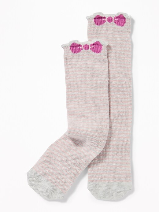 View large product image 1 of 1. Knee-High Socks For Toddler Girls & Baby