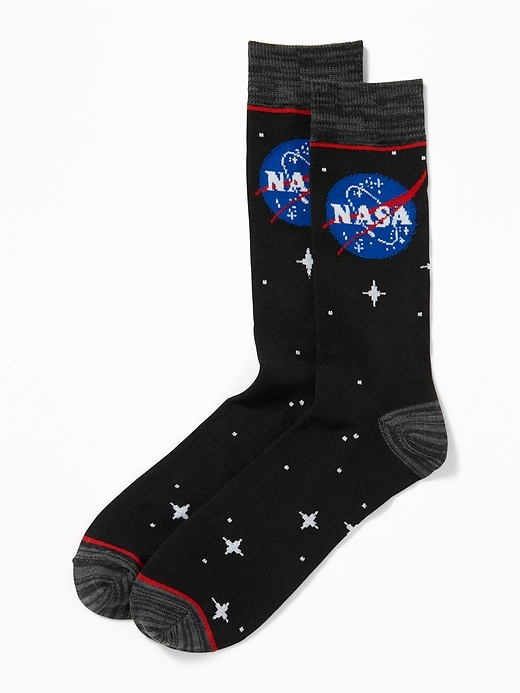 View large product image 1 of 1. NASA&#174 Trouser Socks
