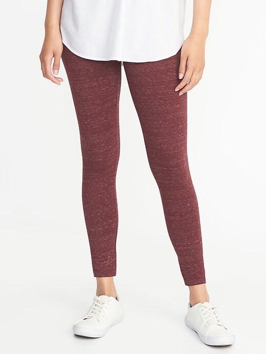 View large product image 1 of 1. Mid-Rise Space-Dye Leggings for Women