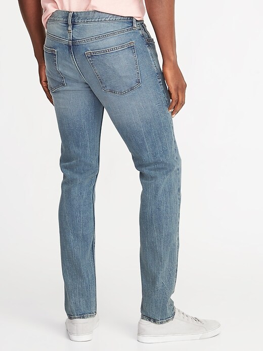 View large product image 2 of 2. Slim Built-In Flex Distressed Jeans