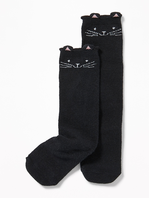 View large product image 1 of 1. Knee-High Socks For Toddler Girls & Baby