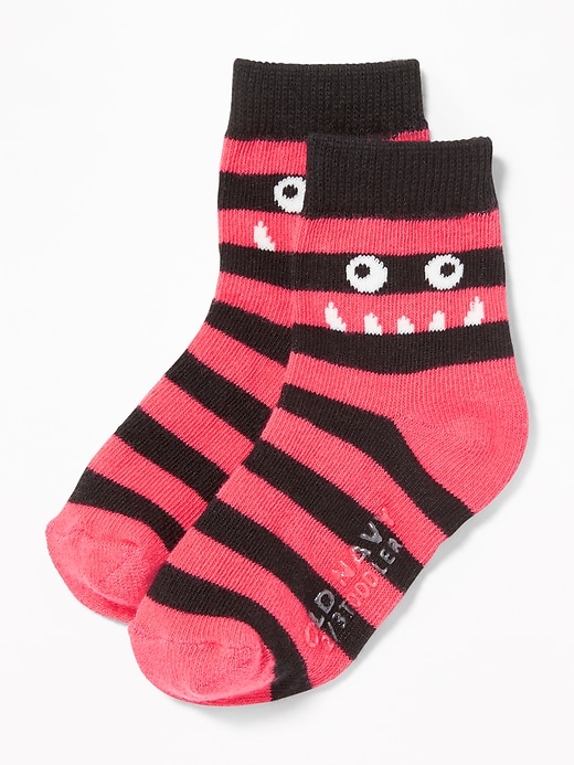 View large product image 1 of 1. Monster Critter Socks for Toddler & Baby