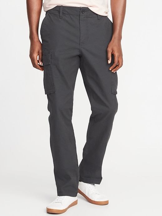 View large product image 1 of 1. Straight Lived-In Built-In Flex Khaki Cargo Pants