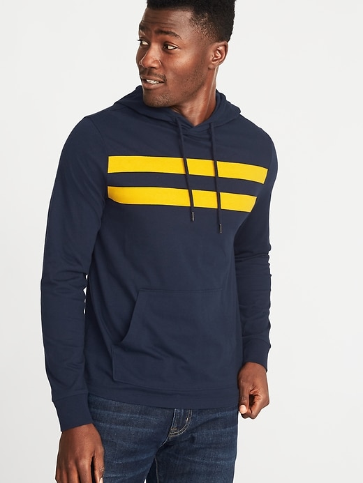 View large product image 1 of 1. Soft-Washed Lightweight Jersey Hoodie