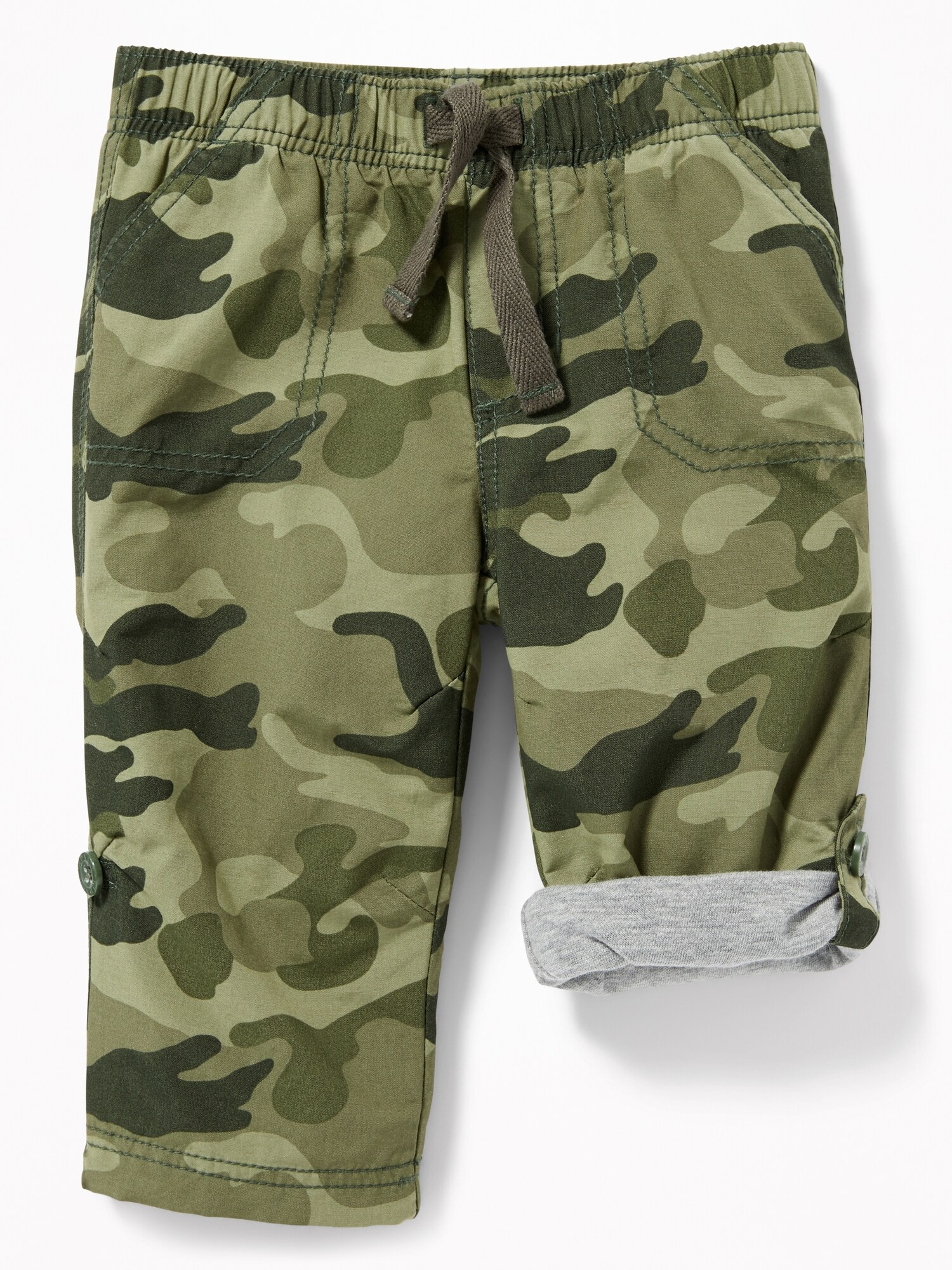 Jersey-Lined Pull-On Hybrid Pants for Baby | Old Navy
