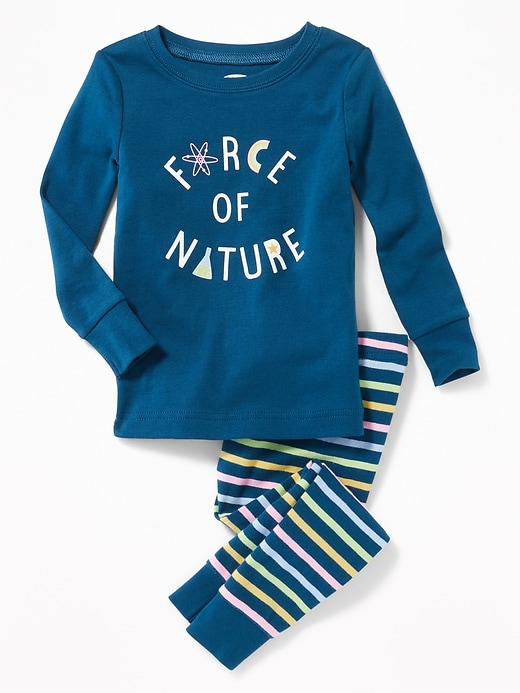 View large product image 1 of 1. "Force Of Nature" Sleep Set For Toddler & Baby