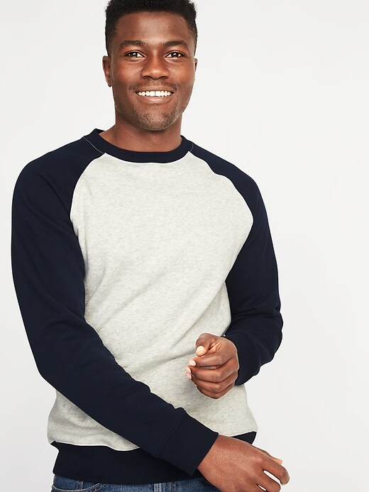 Image number 4 showing, Color-Block Raglan-Sleeve Sweatshirt