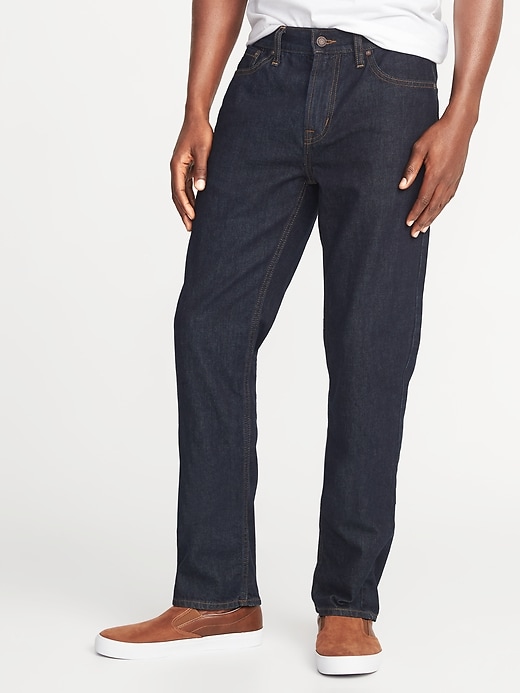 old navy men's straight jeans