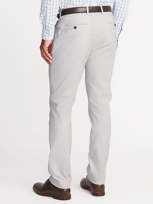 View large product image 2 of 2. Slim Signature Built-In Flex Non-Iron Pants
