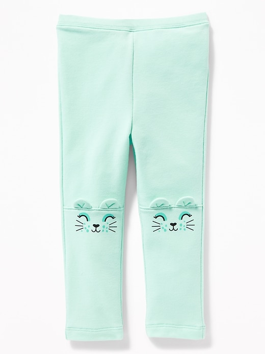 View large product image 1 of 1. French Terry Critter Leggings for Toddler Girls