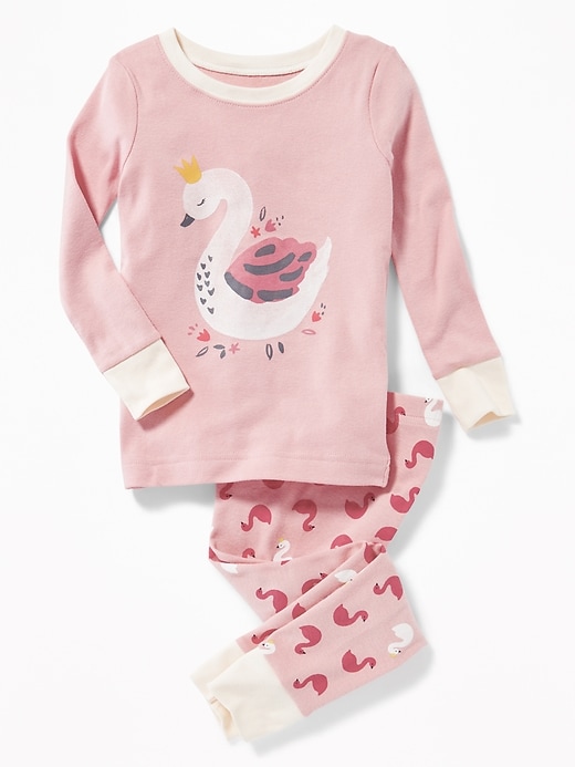 View large product image 1 of 1. Swan Sleep Set for Toddler Girls & Baby