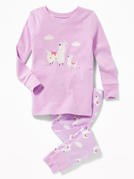 View large product image 1 of 1. Llama Sleep Set for Toddler Girls & Baby
